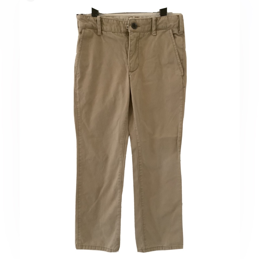 Gap Kids Cargo Khakis Pants Chino Sz 8 regular tan color